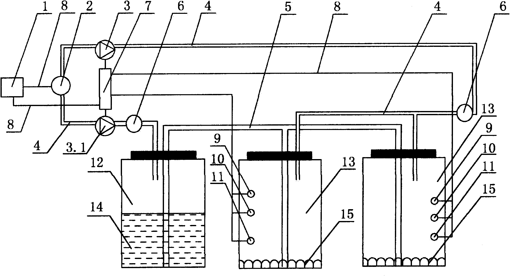 Plant tissue liquid automatic intermittent immersion circulation culture device