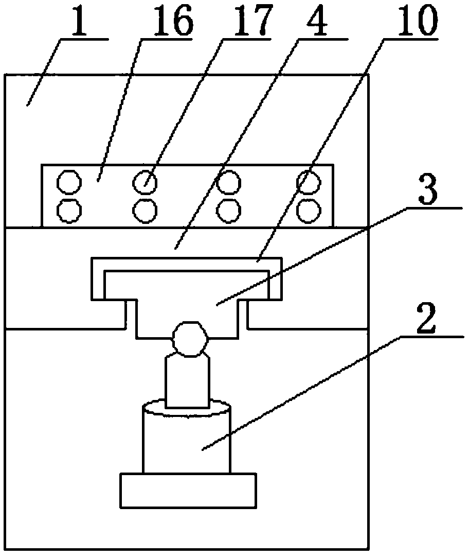 Double-pipe stamping mechanism for robot