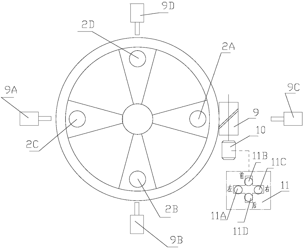 A device with adjustable angle of solar panel