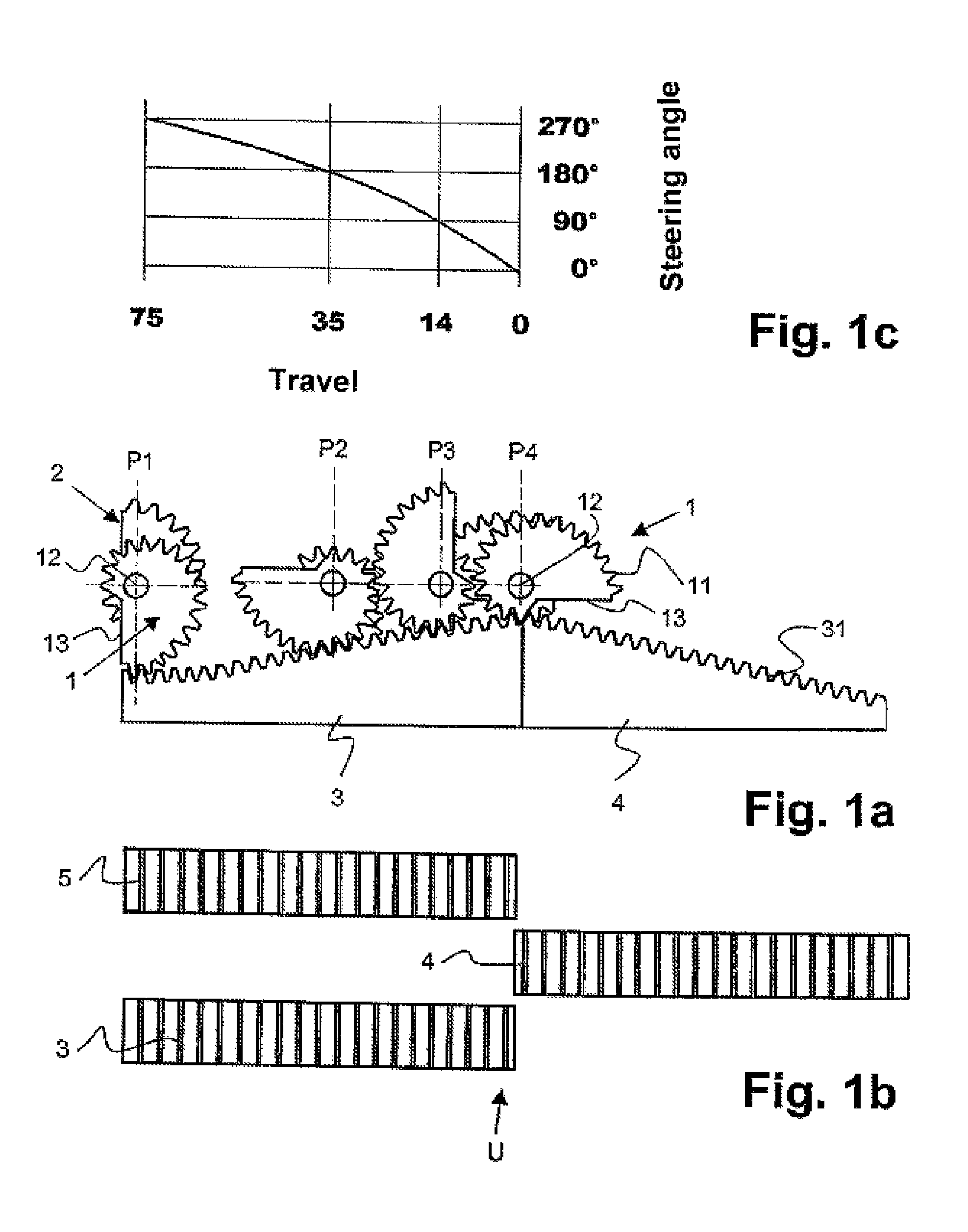 Progressive gearing