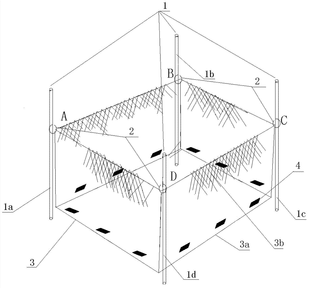 Isolation feeding device for breeding fishes