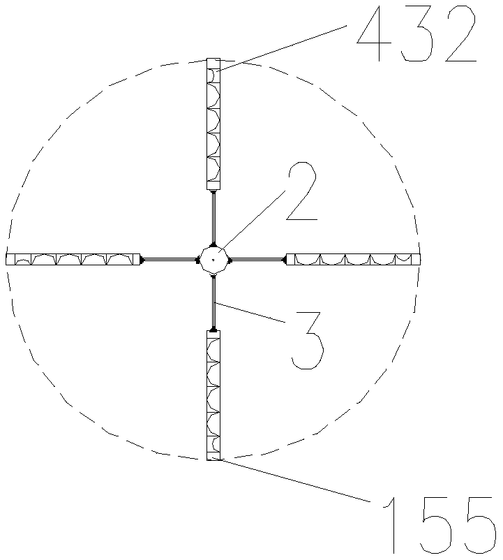 Multi-stage ejecting speed-increasing dust-collecting device