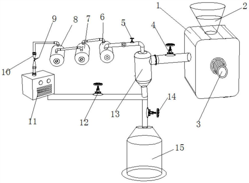 An ink production device