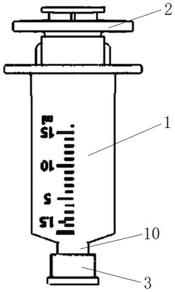 Double-layer injector device for particle fat purification