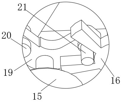 Colored tile compression molding device