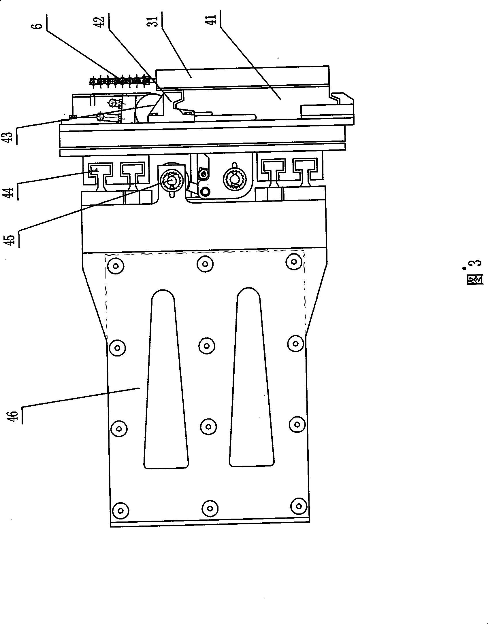 Full-automatic capping, de-capping, box-turnover and material feeding integrated machine