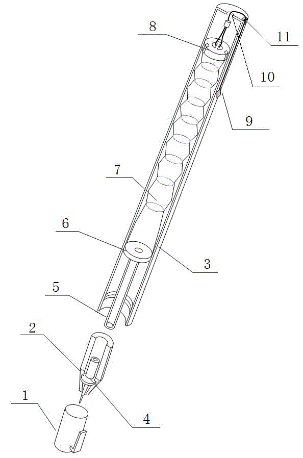 A gel pen for refilling ink