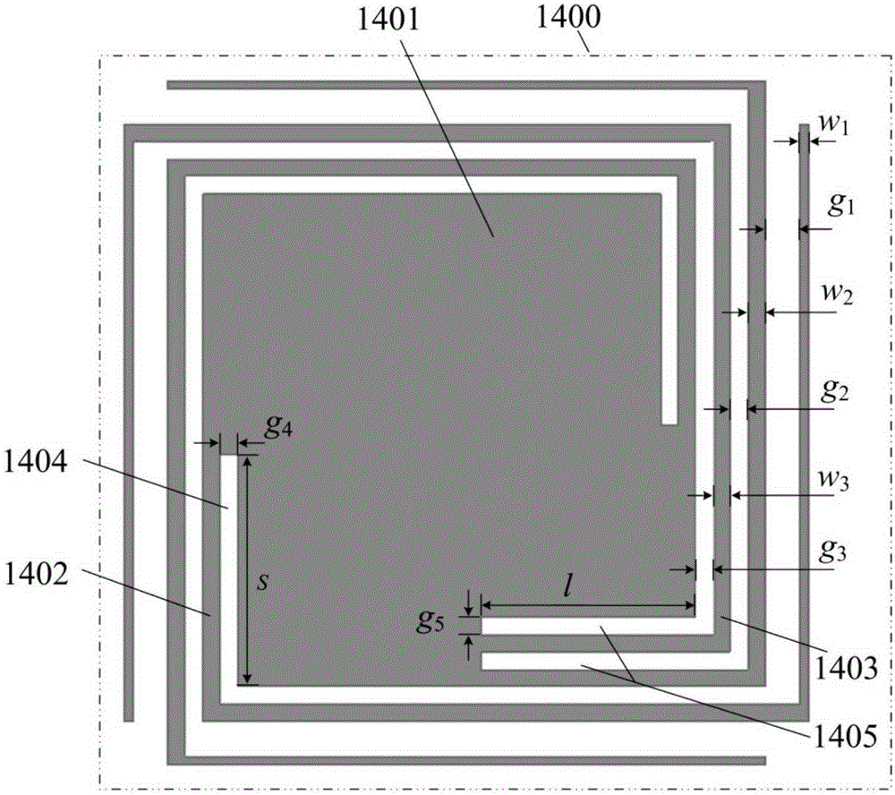 Power supply allocation network based on plane S-type bridge electromagnetic band-gap structures