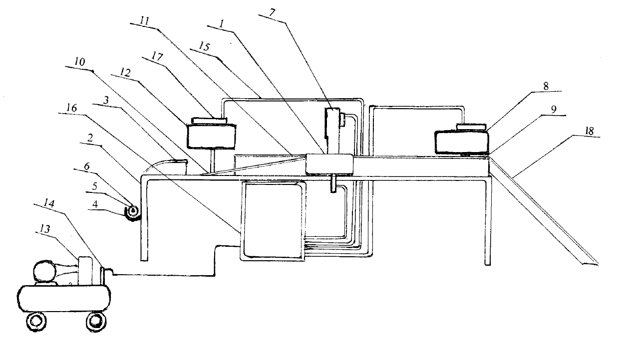 Manufacture method for integral splayed sand blocking net