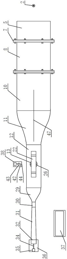 Device for calibrating micro anemograph through laser measurement and use method thereof