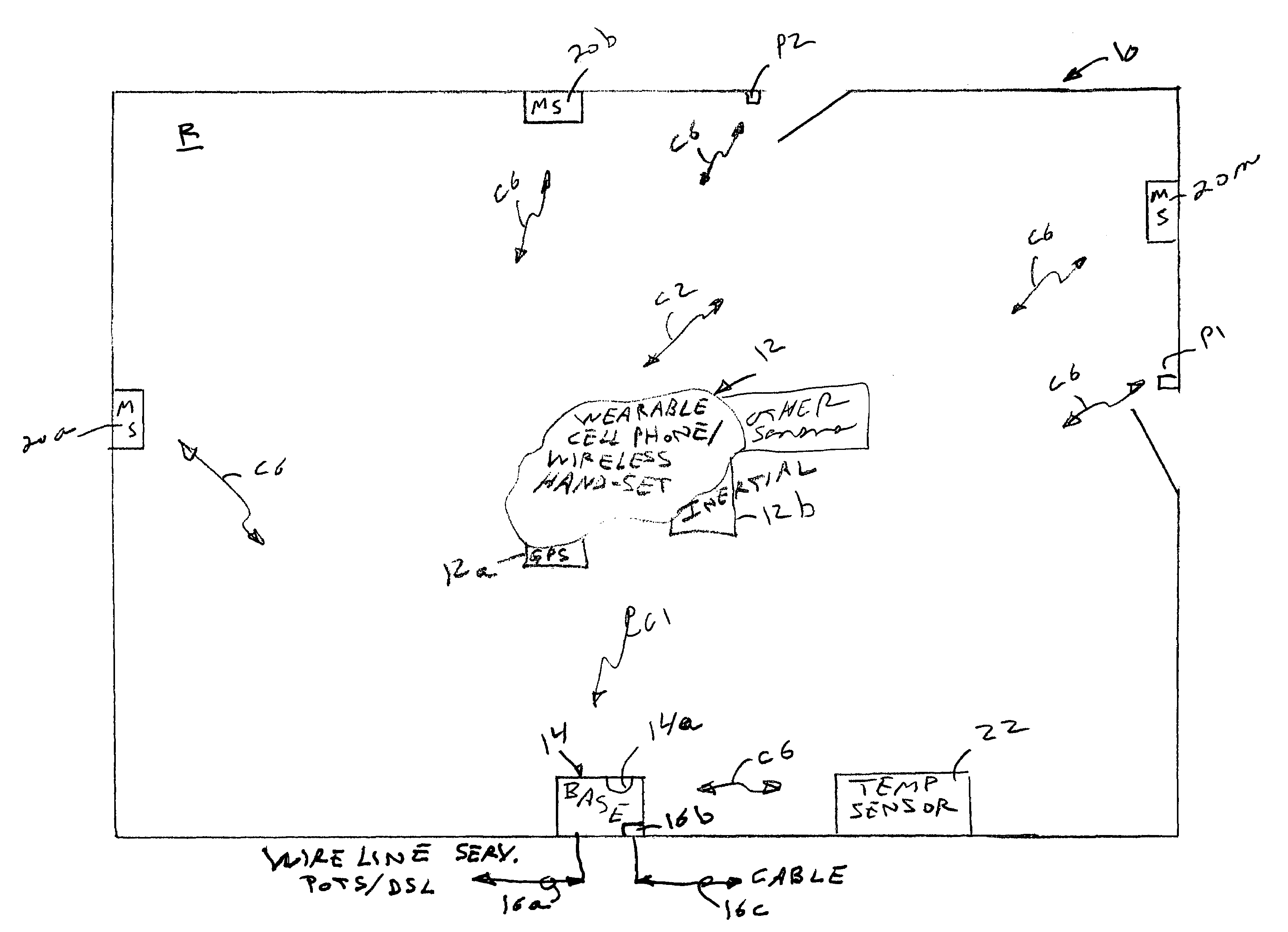 Mobile telephonic device and base station