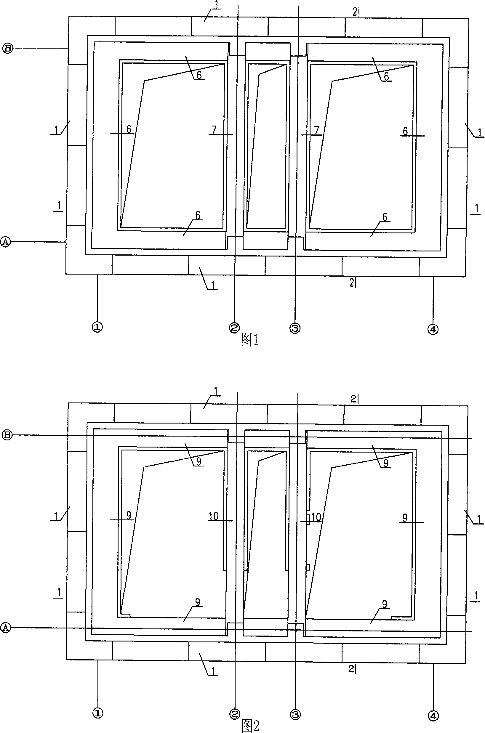 Setting arrangement for high artesian area ultra-deep foundation pit