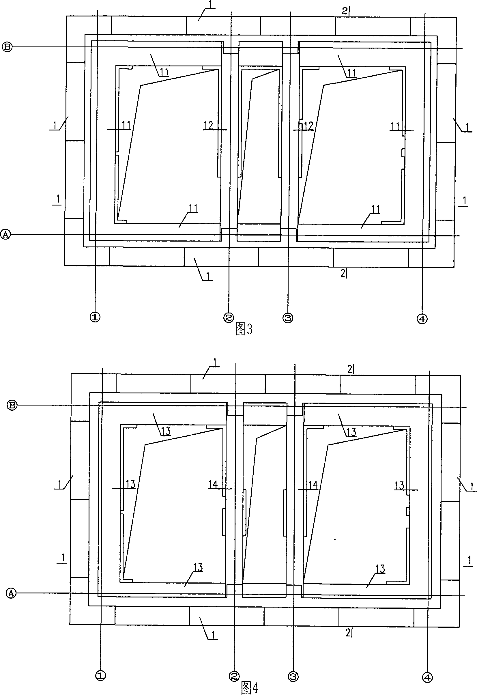 Setting arrangement for high artesian area ultra-deep foundation pit