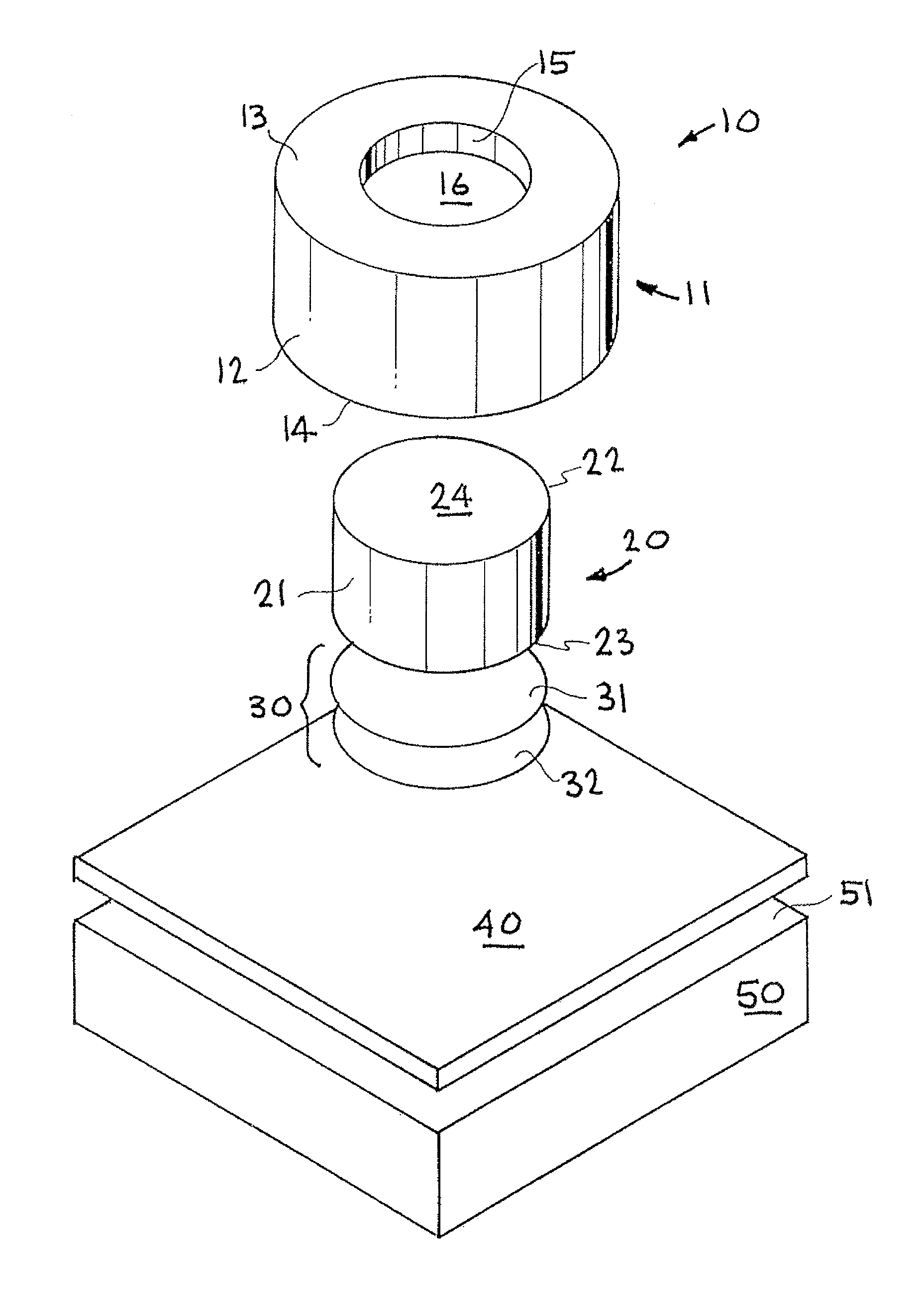 Passive blast pressure sensor