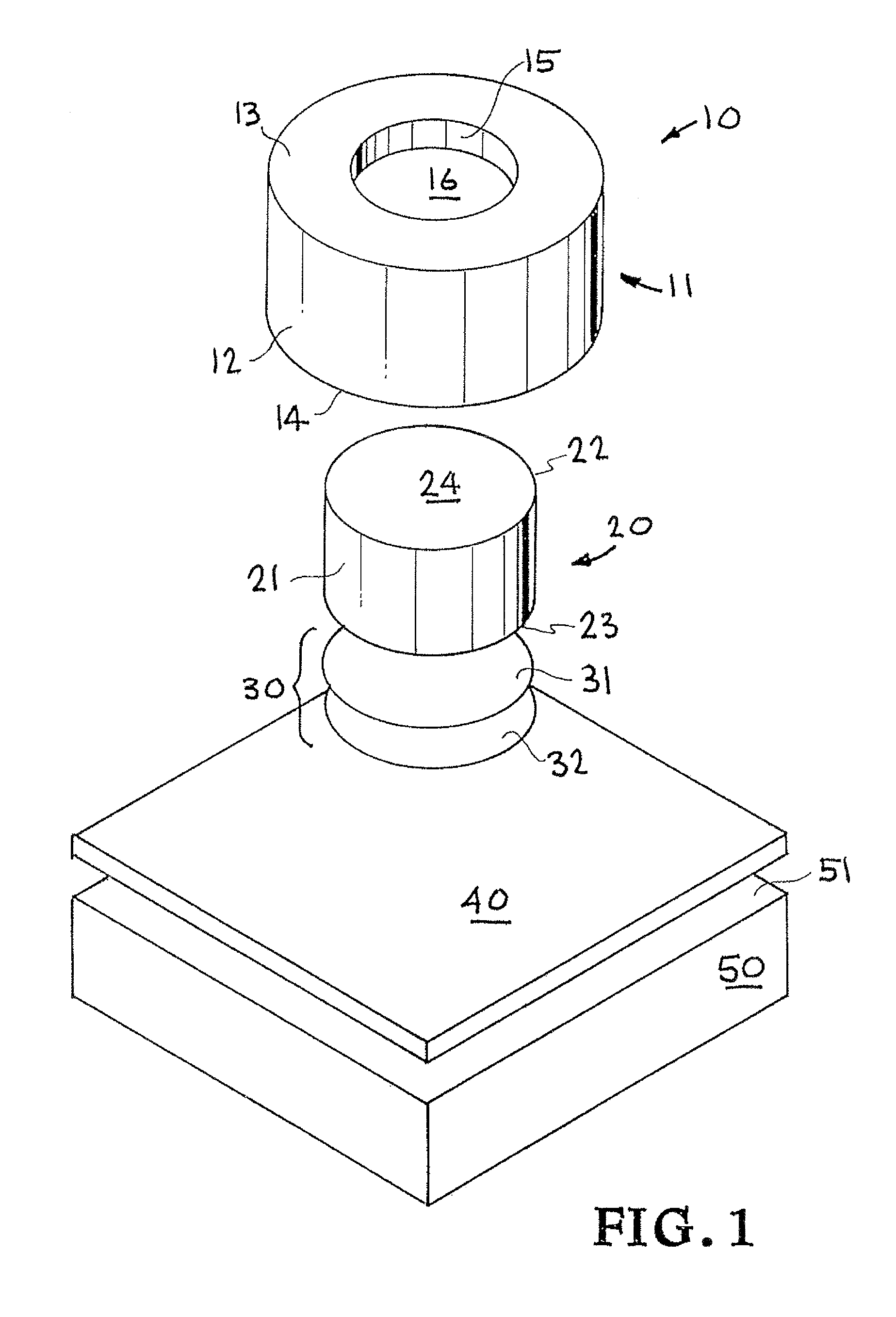 Passive blast pressure sensor