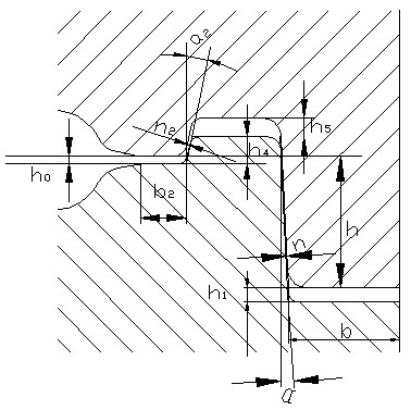 Forging die for manufacturing high-precision micro-vehicle crank shafts and manufacturing method thereof