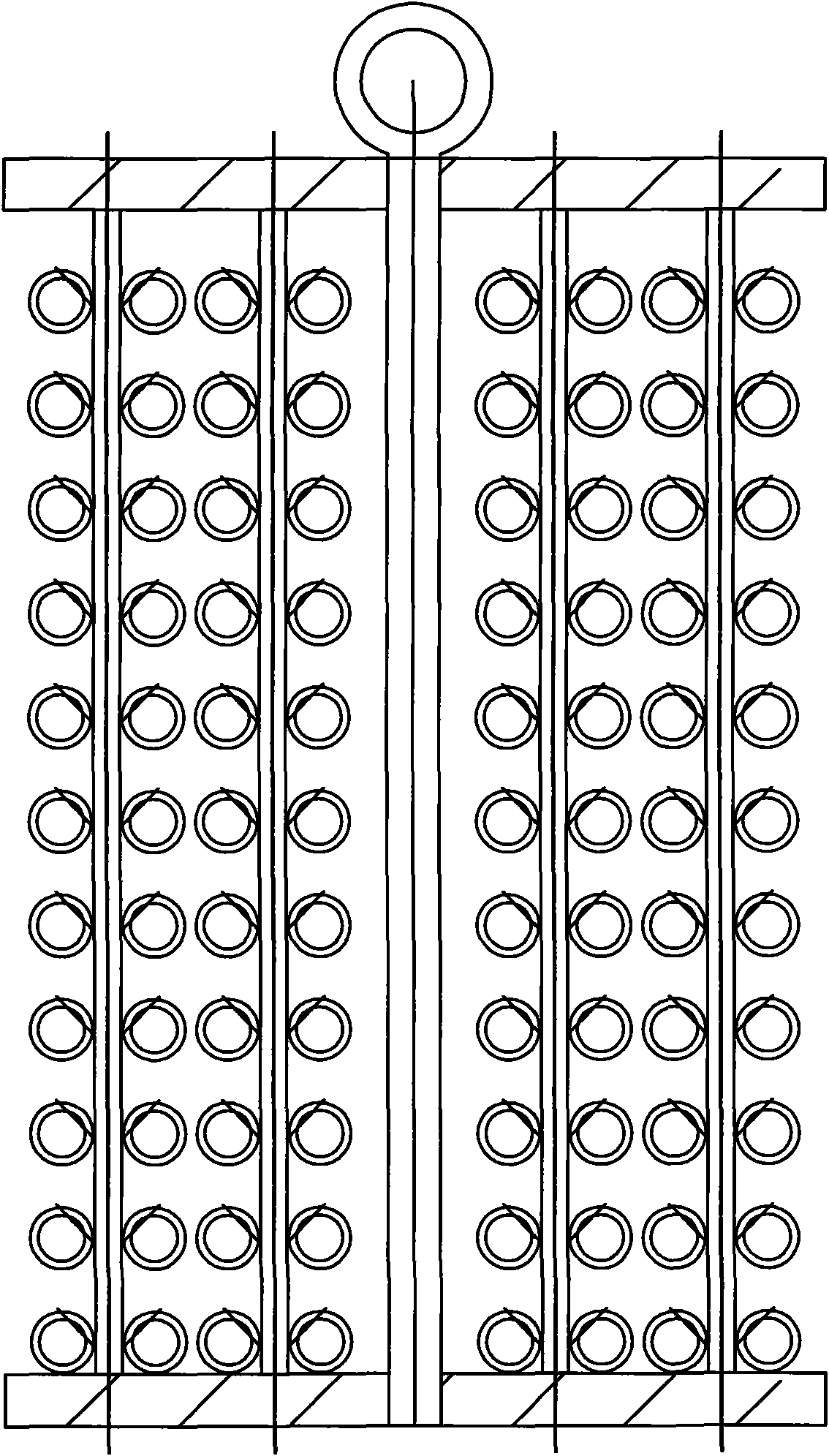 Bearing tuffitriding frame