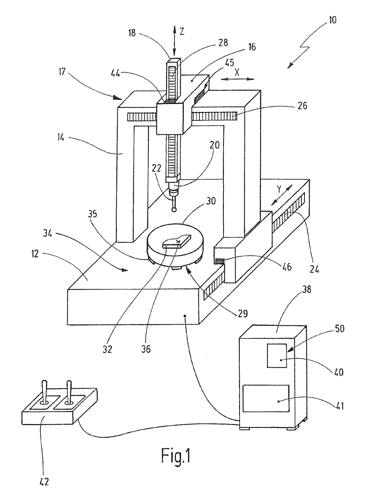 Method for determining a correction value for the monitoring of a fluid bearing and machine having at least one fluid bearing