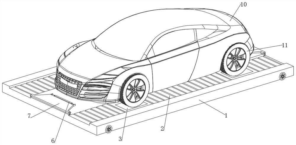 Elevator with emergency protection structure for stereo garage