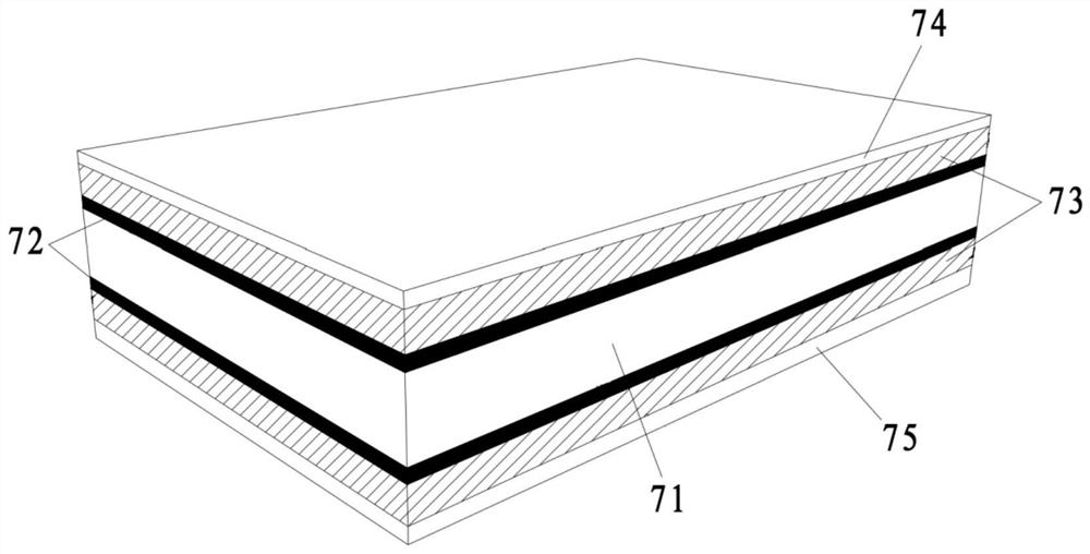 Low-water-permeability flexible photovoltaic module and preparation method thereof