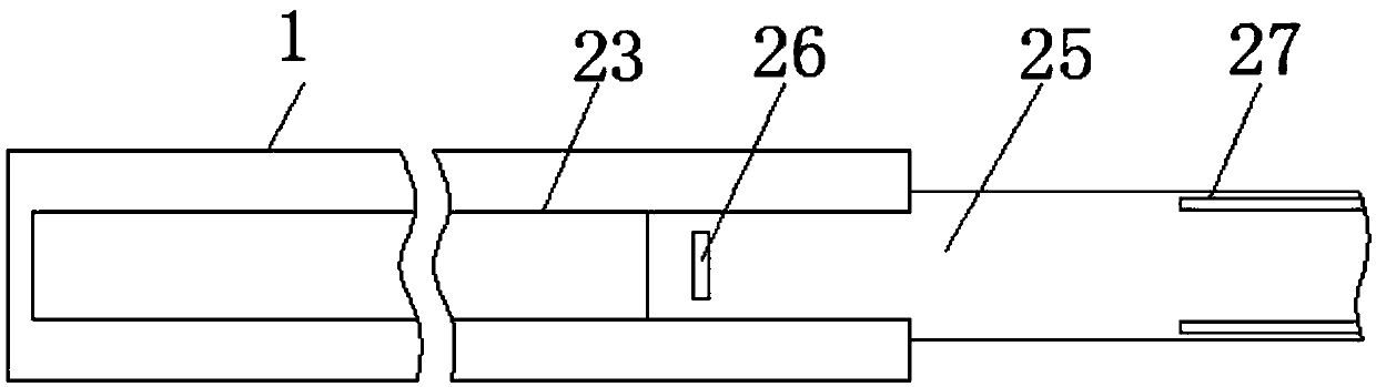 A computer solid state disk installation structure