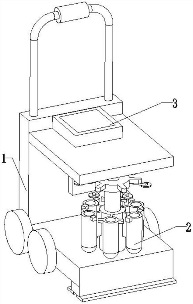 Movable metering, detecting and processing equipment