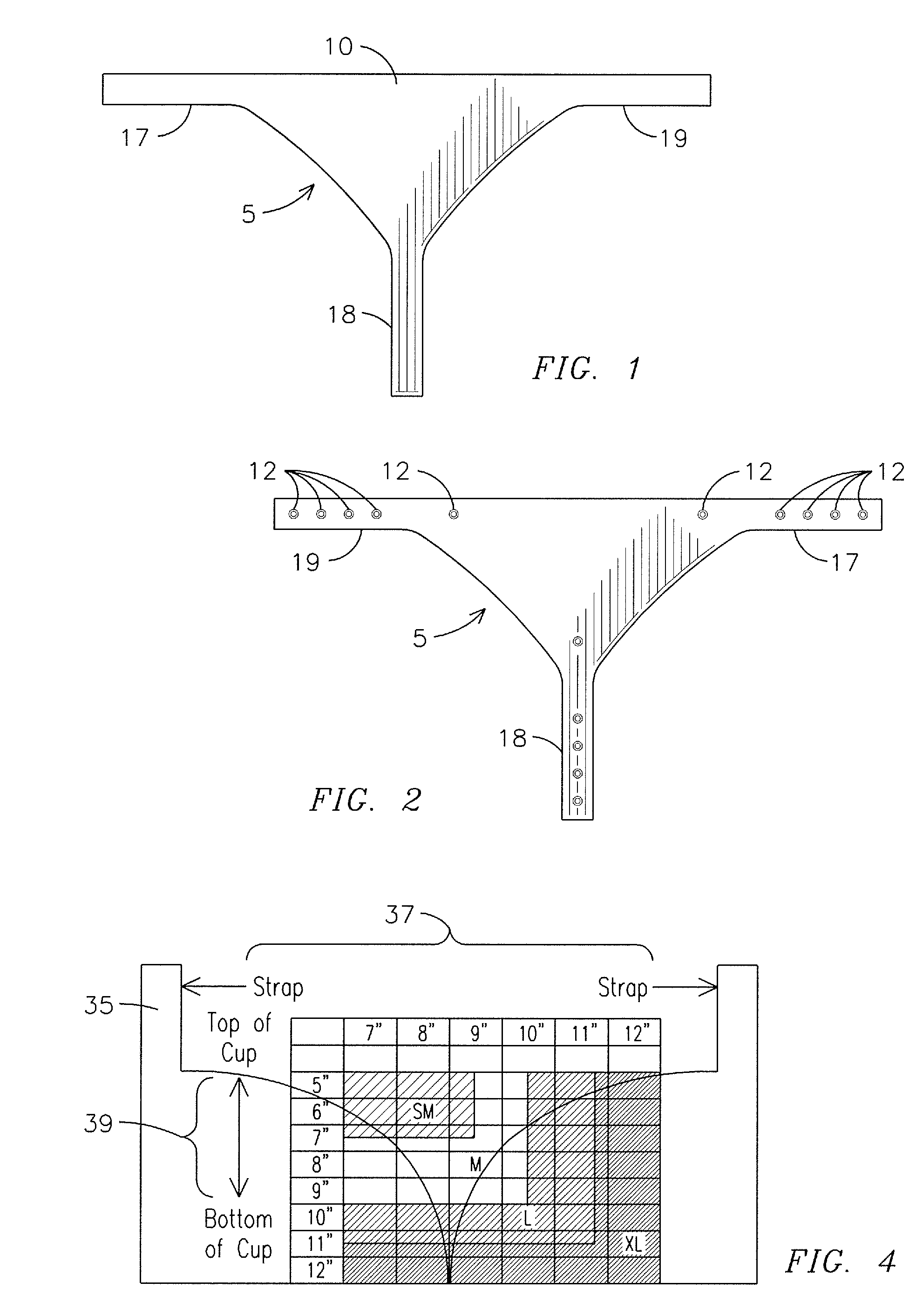 Partial undergarment and method for covering a woman's exposed cleavage