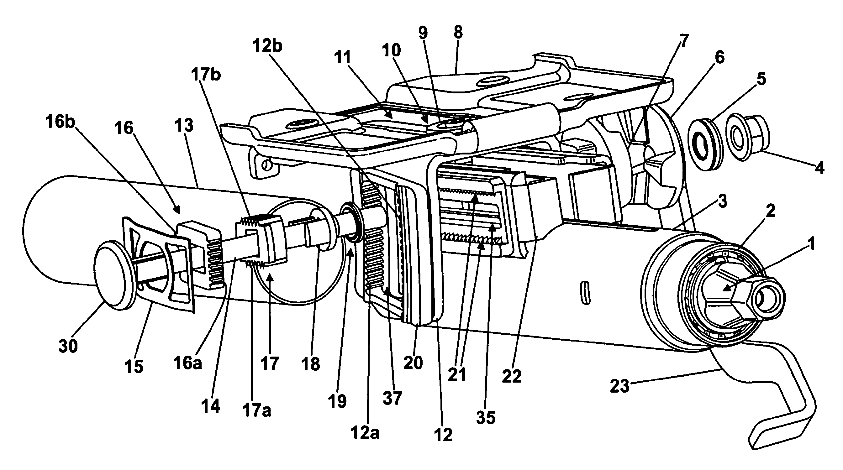 Adjustable steering column assembly