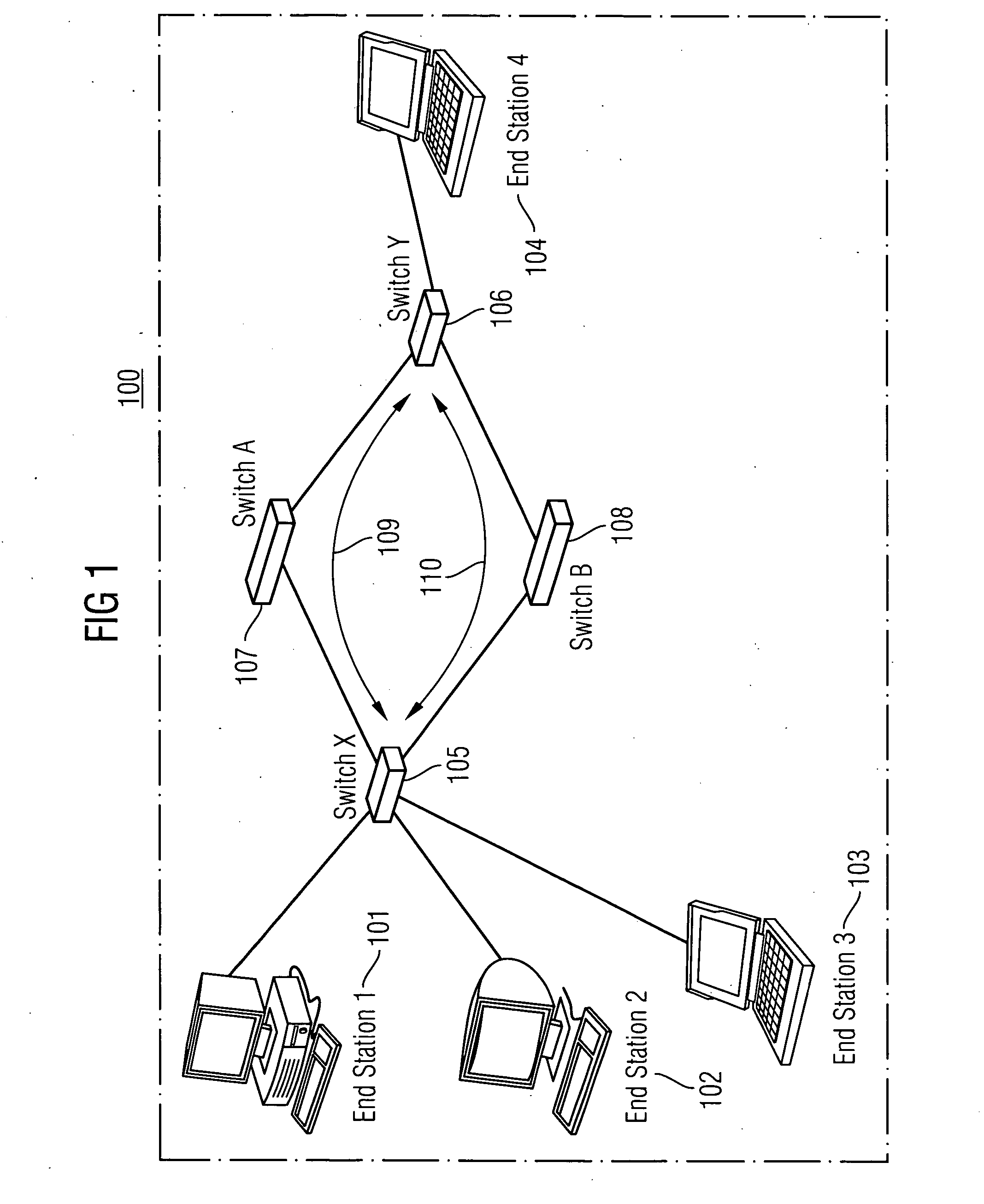 Message handling in a local area network having redundant paths