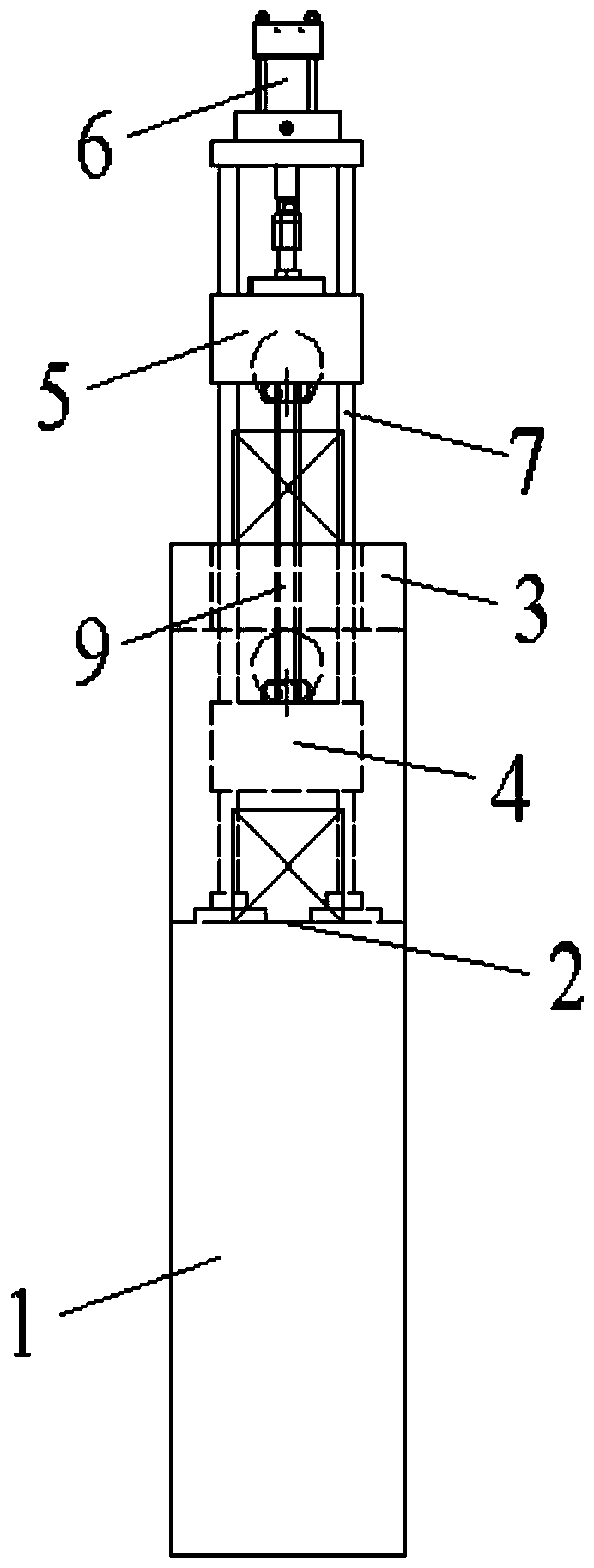 Double-layer punching machine for photovoltaic aluminum alloy frame