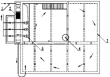 Small sewage treatment hydrolysis and gas-stripping and precipitation technique method