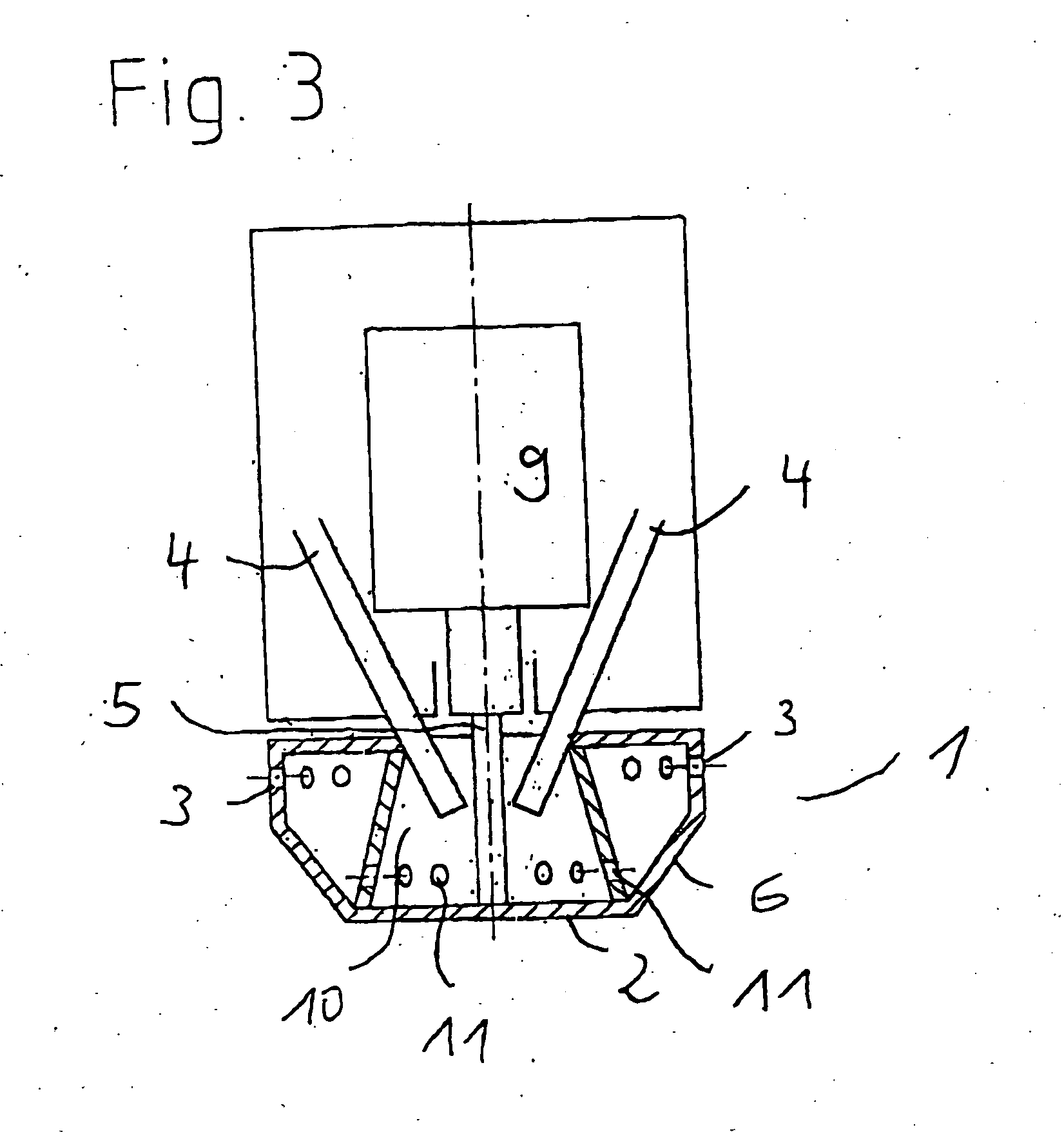 Apparatus for the formation of coverings on surfaces of solid bodies in a coating chamber