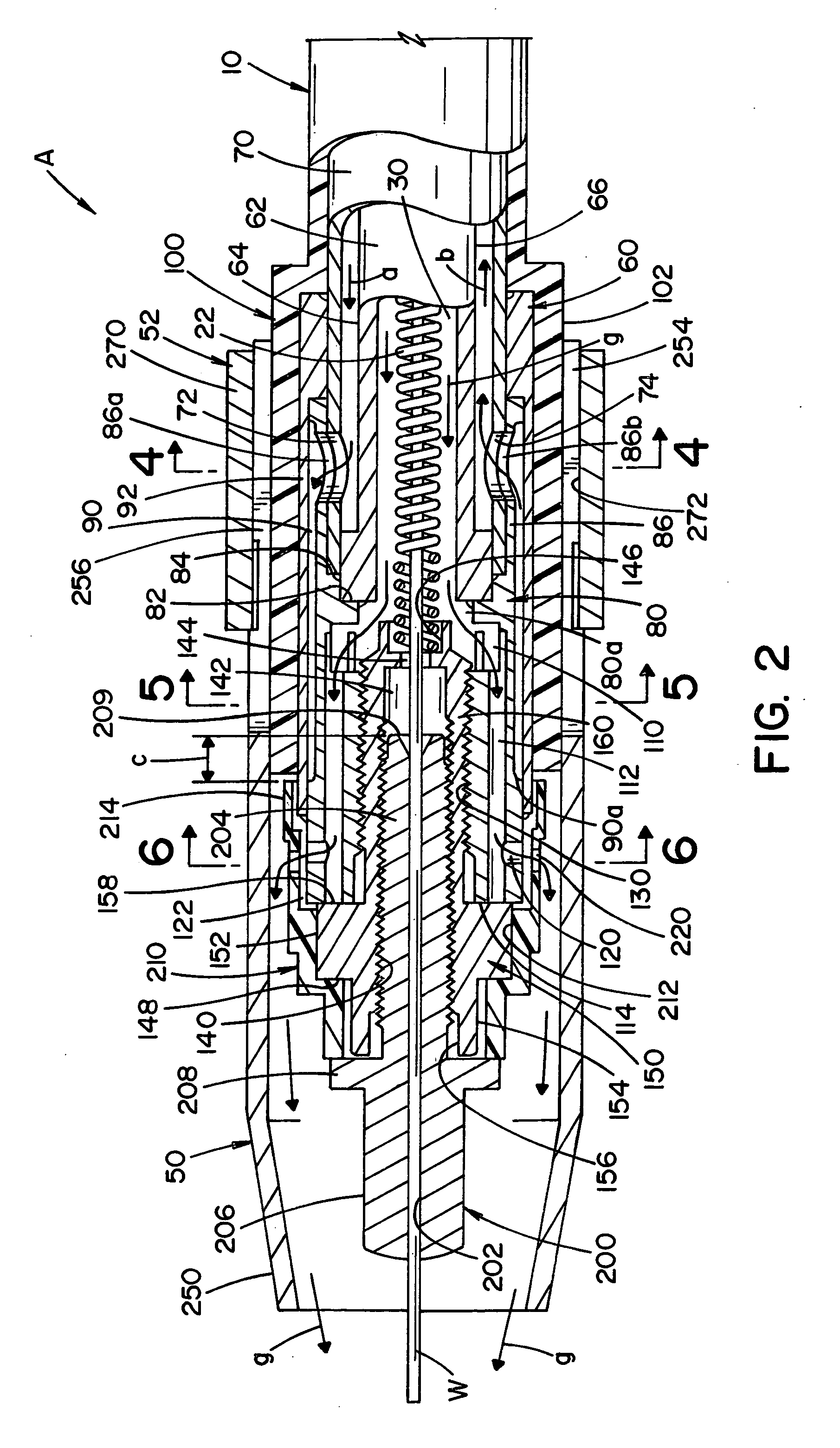 Torch for arc welding gun