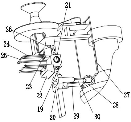 Automatic fixed-point digging agricultural planting machine