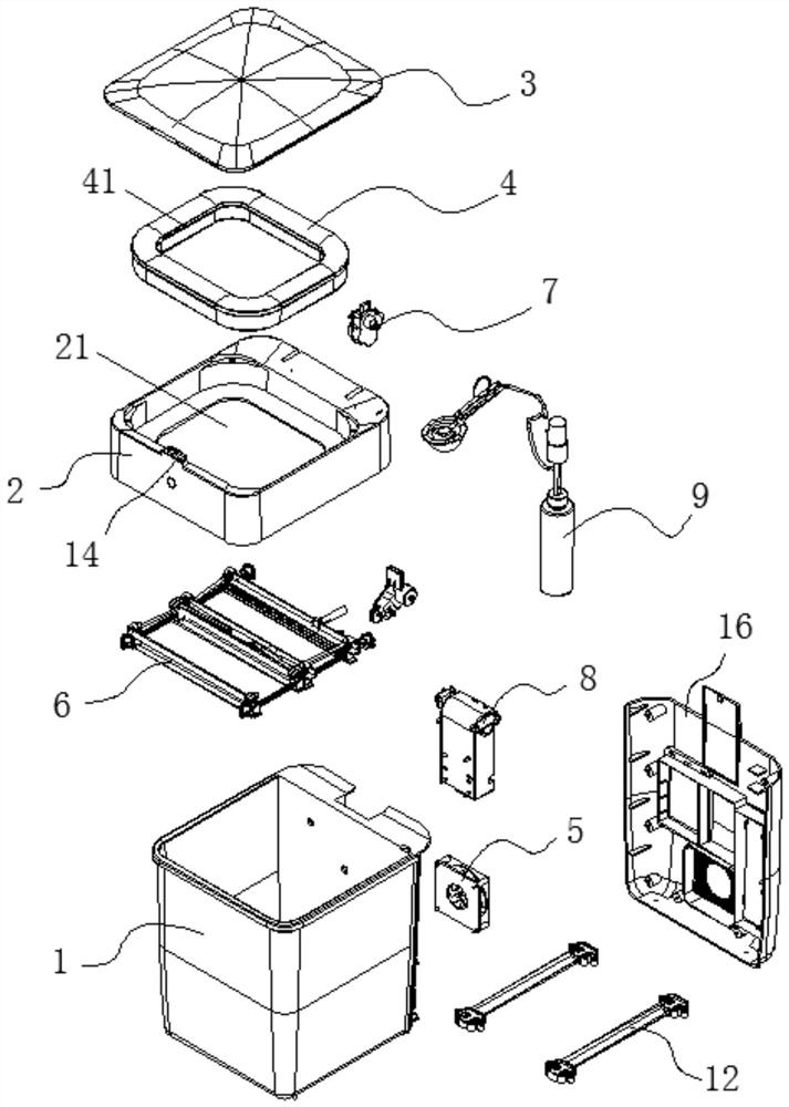 Novel automatic packaging intelligent garbage can