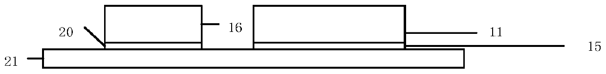 Package structure of dual-size cooling IPM hybrid module and processing technology