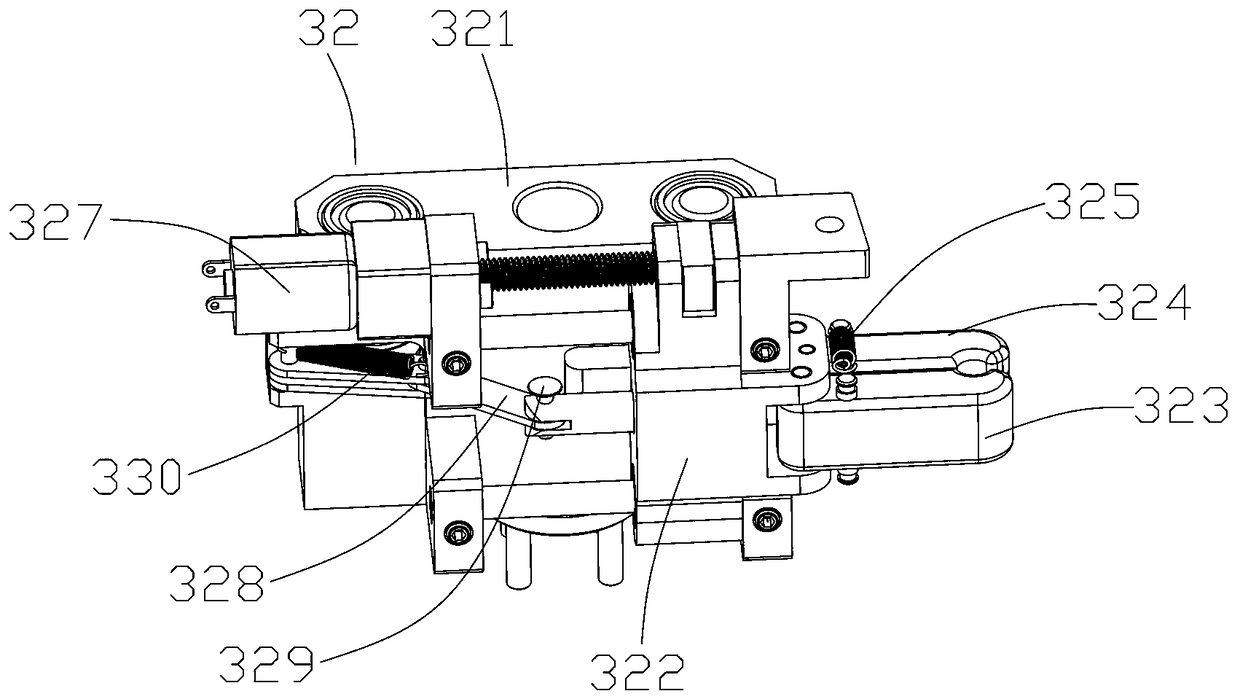 Automatic blood draining device for blood bag sample braid