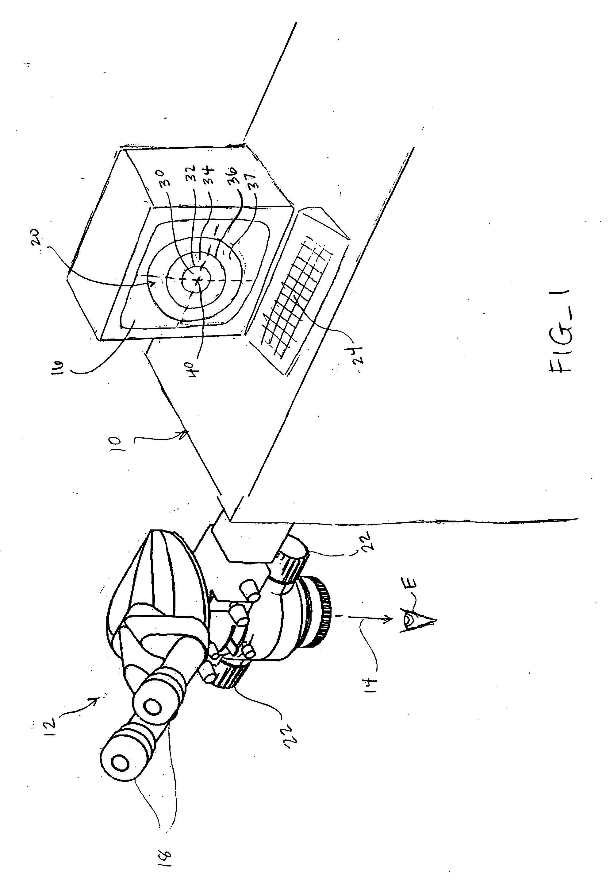 Microscope magnification sensor