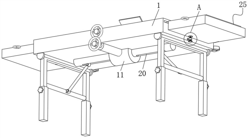 Portable outdoor foldable information consultation service desk