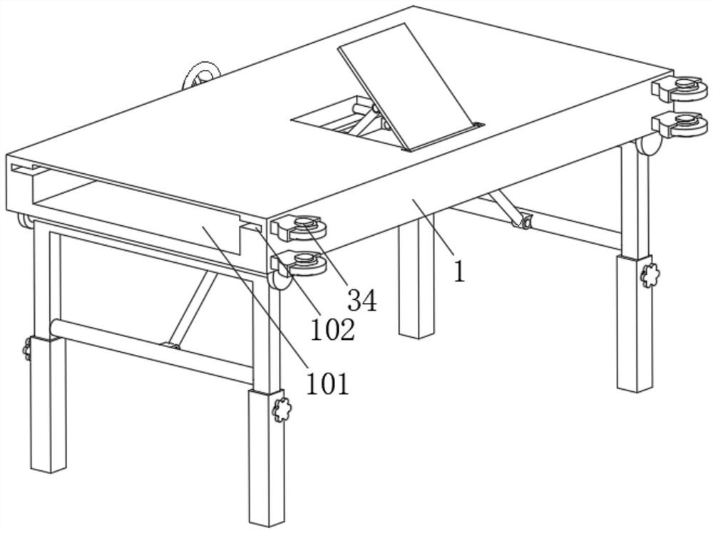 Portable outdoor foldable information consultation service desk