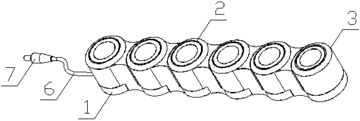 Chain type linear lamp