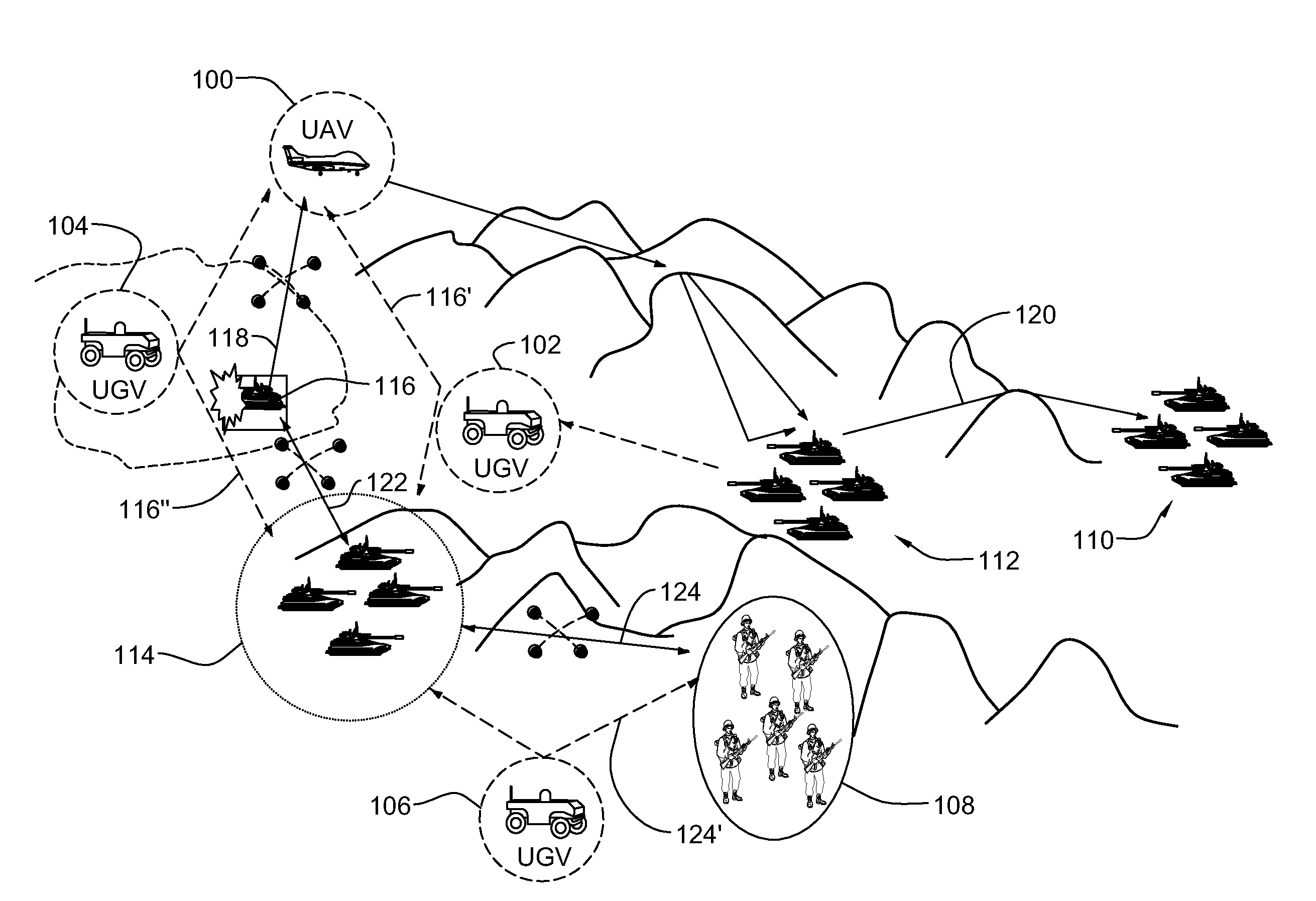 Neural network-based mobility management for mobile ad hoc radio networks