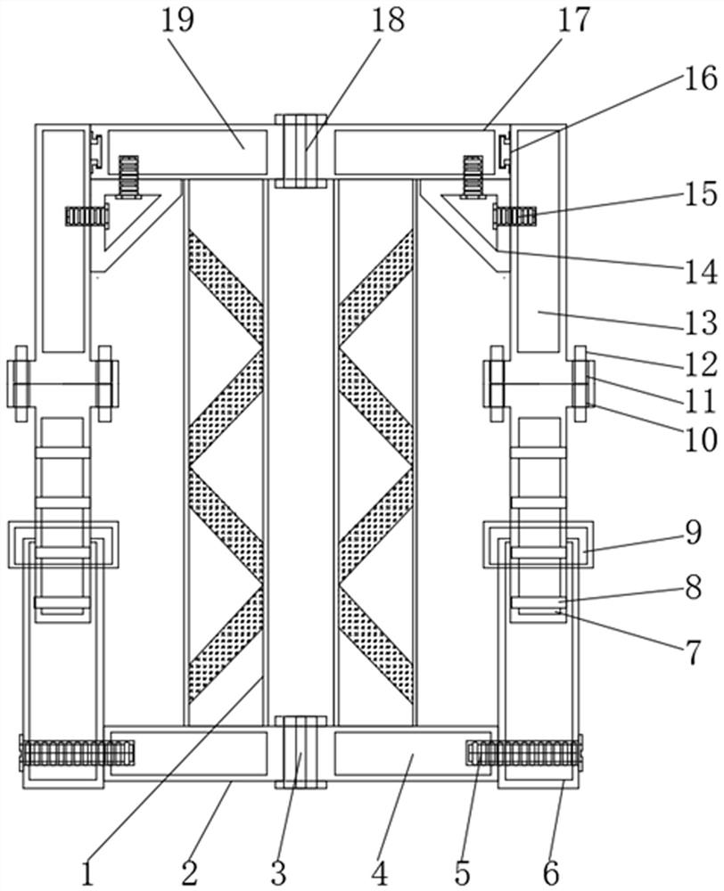 Adjustable pipe frame for supporting mine electromechanical equipment