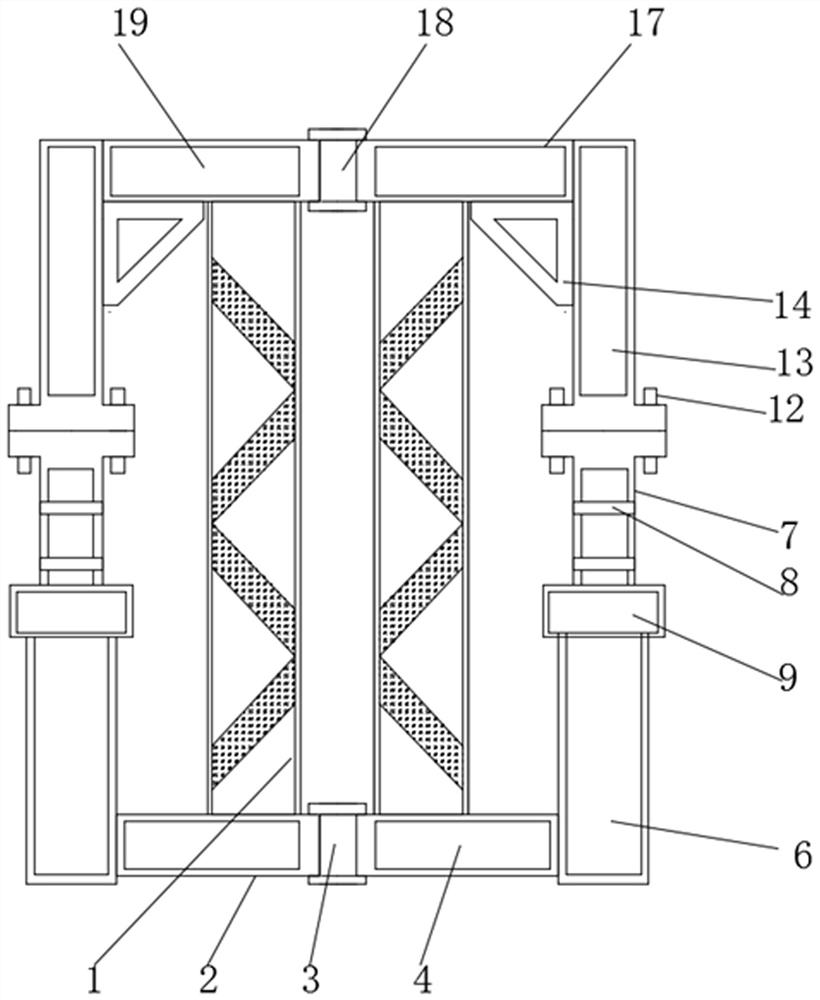 Adjustable pipe frame for supporting mine electromechanical equipment