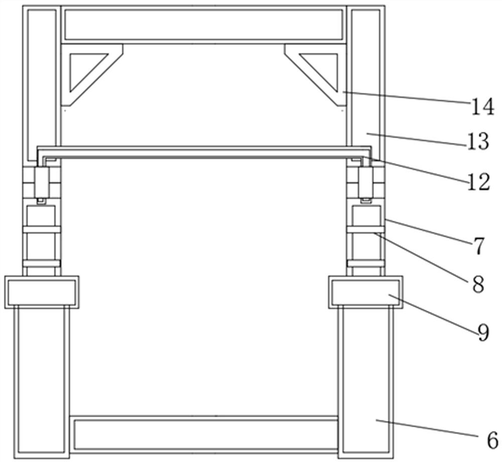 Adjustable pipe frame for supporting mine electromechanical equipment