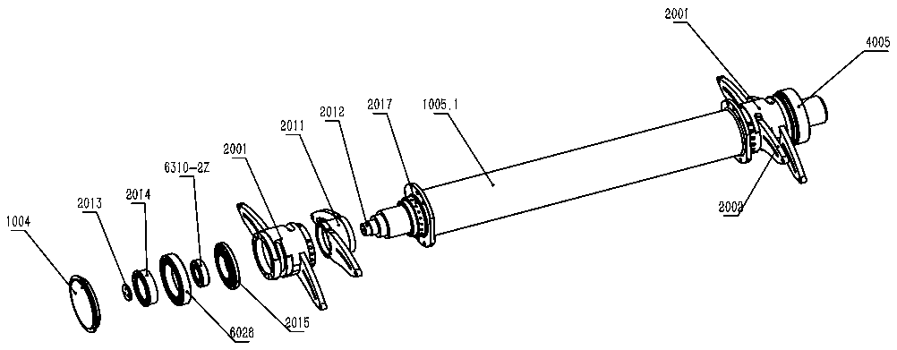 Novel jacquard shedding device