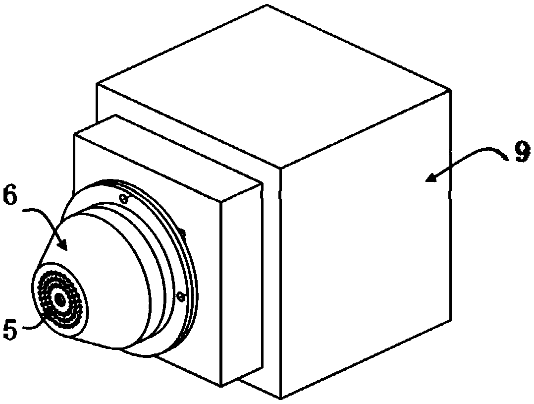 Laser welding device with cooling system and welding method thereof