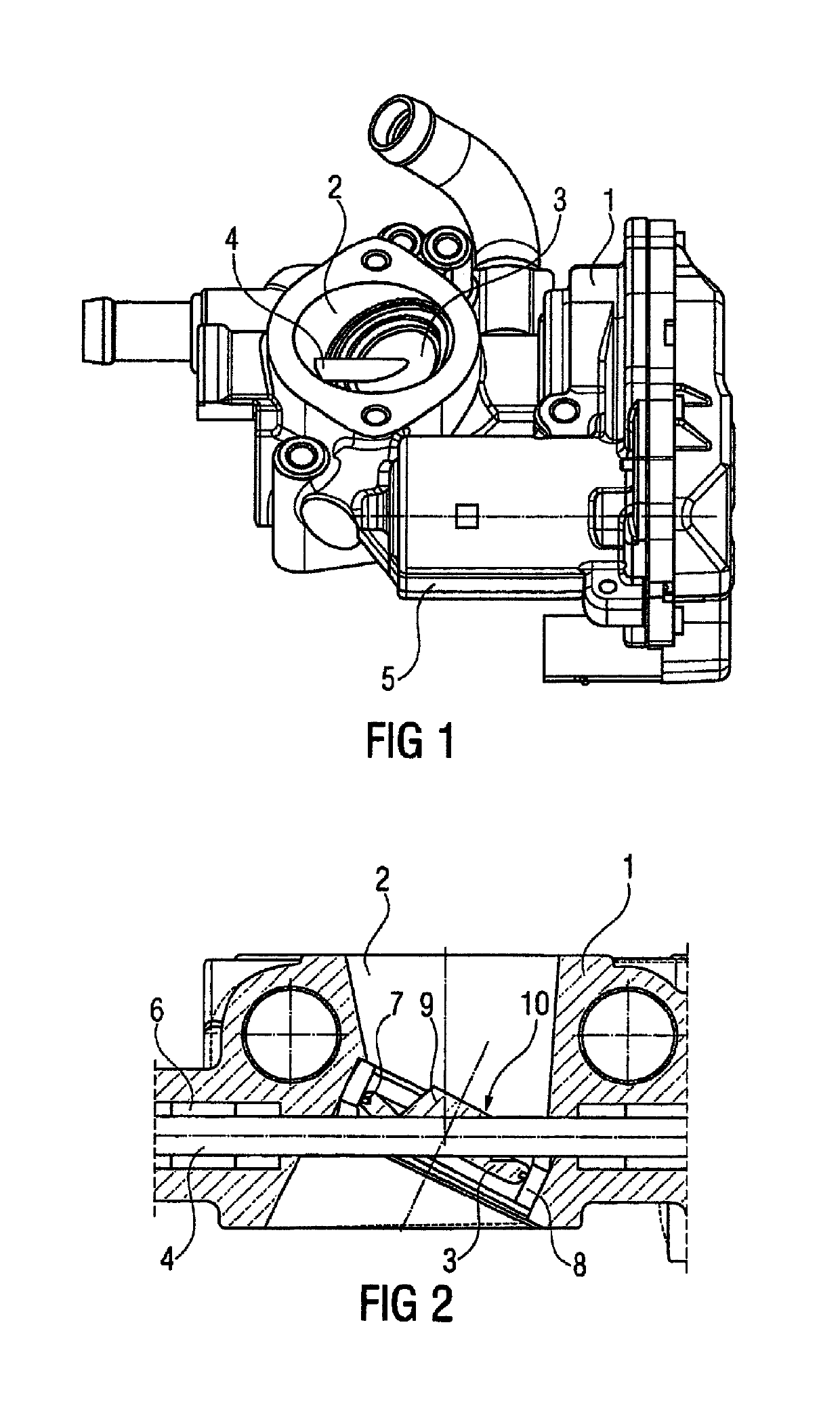 Valve device for a motor vehicle