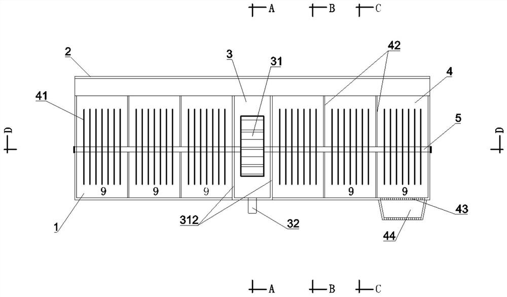 A push-flow waterwheel drives a biological turntable