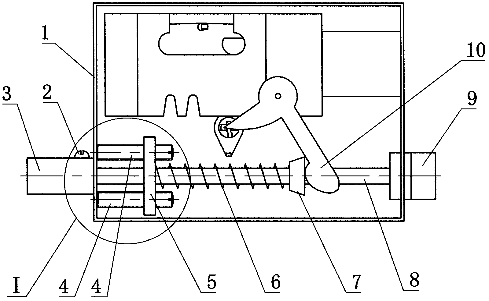 Inward-opening door type adjustable anti-theft lock bolt